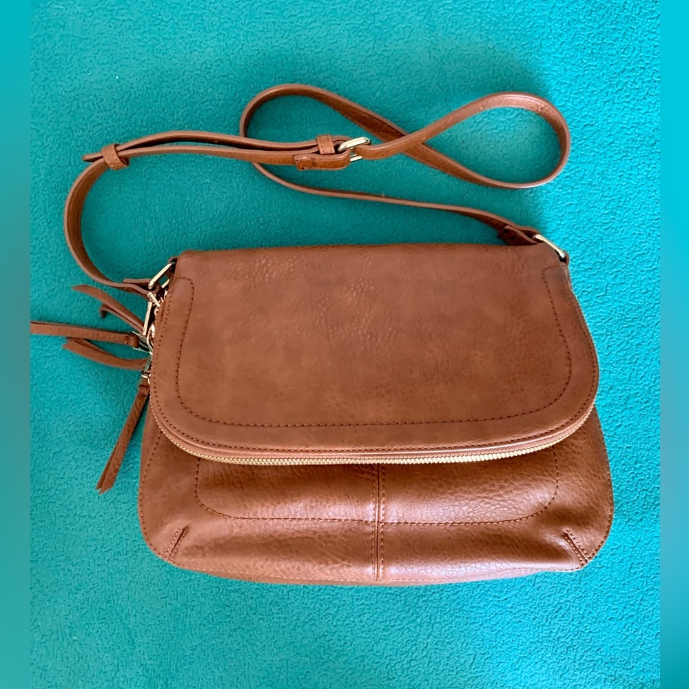Urban Expressions Vegan Leather Crossbody Bag